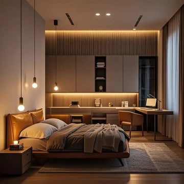 Elevate Your Bedroom Ambiance with Pot Lights and Spotlight Ceiling Lights
