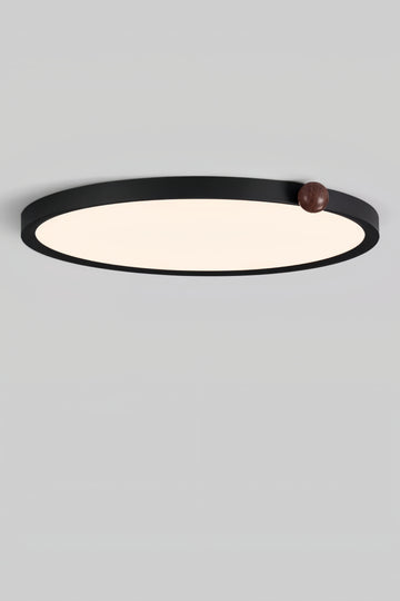 Walnut ball ceiling light