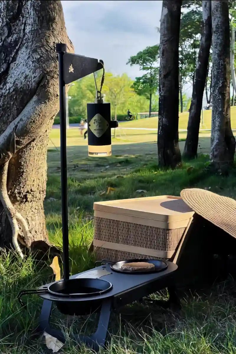 American camping style pet dining table