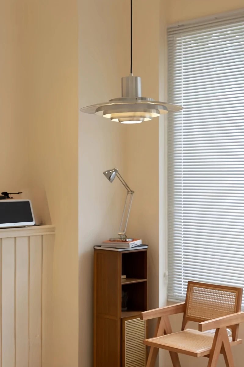 Flying saucer chandelier