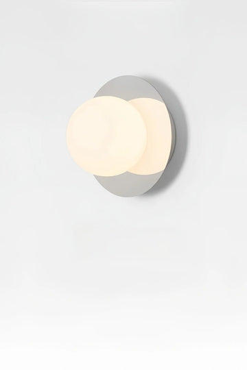 Metal spherical wall lamp