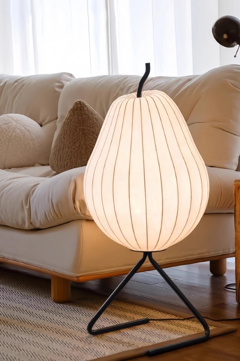 Silk pear floor lamp